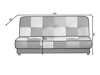 Καναπές κρεβάτι Elyria 123 (Soro 100 + Soro 40)