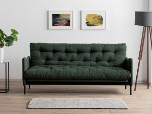 Dīvāns gulta Altadena 554 (Tumši zaļš)