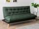 Dīvāns gulta Altadena 555 (Tumši zaļš)