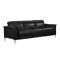 Sofá reclinable Denton 1308 (Negro)