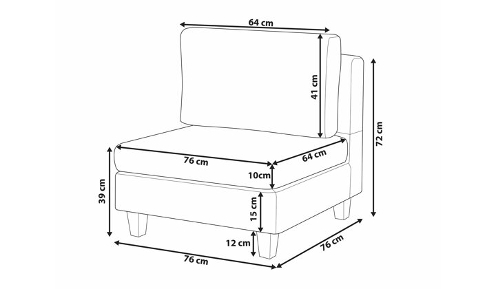 Moduļu krēsls 534049