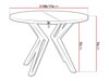 Table Oswego 111 (Chêne doré artisanal + Noir)