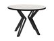 Asztal Oswego 111 (Fehér márvány + Fekete)