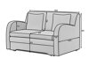 Sofa lova Elyria 151 (Nube 3 + Nube 24)