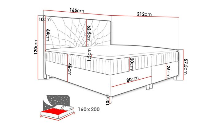 Kontinentālā gulta 471292