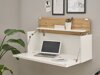Mesa de oficina Lewiston K108 (Blanco + Wotan roble)