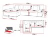 Угловой диван Comfivo 152 (Velo 625)
