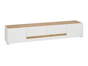 Mueble TV Lewiston K117 (Blanco + Wotan roble)