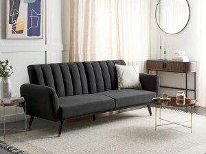 Καναπές κρεβάτι Berwyn 585 (Μαύρο)
