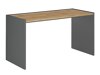 Darbo stalas Lewiston K120 (Antracitas + Wotan ąžuolas)
