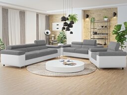 Conjunto de muebles tapizado Comfivo S107 (Soft 017 + Lux 05)