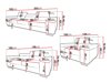 Set di mobili imbottiti Comfivo S107 (Poso 110)