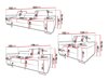 Set di mobili imbottiti Comfivo S107 (Lux 05)