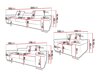 Minkštų baldų komplektas Comfivo S107 (Soft 011 + Lux 06)