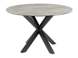 Tisch Oakland 1008 (Schwarz + Grauer Marmor)