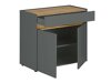 Мебелен комплект Lewiston K140 (Антрацит + Wotan дъб)