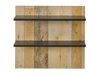 Ράφι τοίχου Lewiston V105 (Παλαιωμένο χρώμα ξύλου + Ανθρακί)