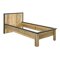 Letto Lewiston V109 (Albero invecchiato + Antracite)