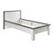 Letto Lewiston V109 (Pino sbiancato + Antracite)