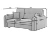 Sofa lova Elyria 178 (Pilka)