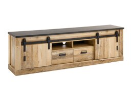 Mueble TV Lewiston V112 (Antracita + Arbol envejecido)