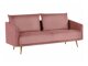 Dīvāns Berwyn 202 (Zelta + Tumši rozā)