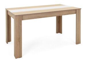 Asztal Findlay 155 (Sonoma tölgy + Fehér + Fekete)