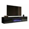 Mueble TV Charlotte 162 (Negro + Negro brillante)