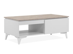 Dohányzóasztal Findlay V103 (Fehér + Beton)