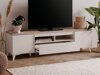 Tv omarica Findlay V104 (Bela + Barva betona)