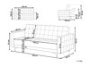 Kauč na razvlačenje Berwyn G103 (Grafit)