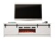 Mueble TV Charlotte 165 (Blanco + Blanco brillante)