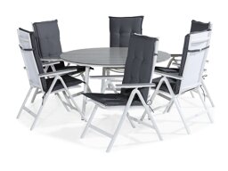 Σετ Τραπέζι και καρέκλες Comfort Garden 1416 (Γκρι)