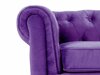 Chesterfield krēsls Berwyn H103 (Violets)