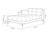 Chaiselongue Beckley A108 (Bluvel 22)