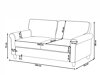 Sofa Berwyn 675 (Beige)