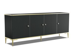 Шкафчик Buffalo D101 (Чёрный + Золотой)