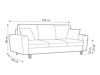 Dīvāns gulta Beckley C100 (Riviera 61)