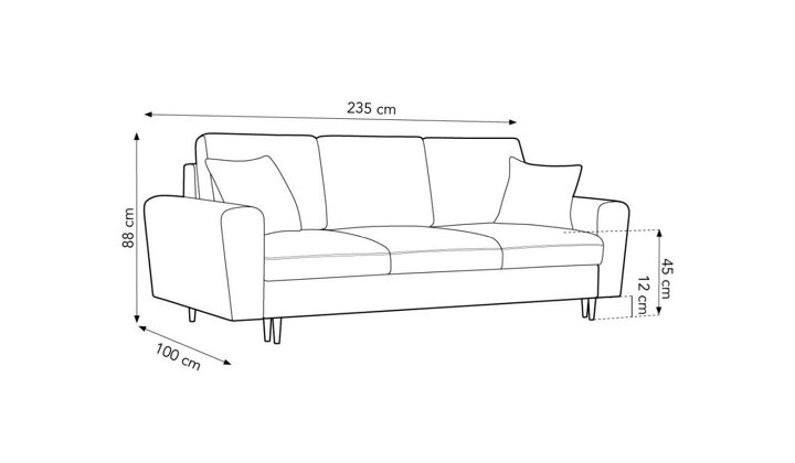 Dīvāns gulta 539436