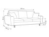 Dīvāns gulta Beckley C100 (Riviera 79)