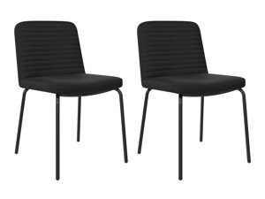 Conjunto de sillas Tulsa 208 (Negro)