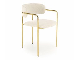 Silla Houston 1629 (Crema + Dorado)