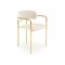 Silla Houston 1629 (Crema + Dorado)