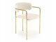 Silla Houston 1629 (Crema + Dorado)