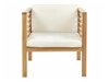 Set mobilier de exterior Berwyn 1847 (Alb + Maro deschis)