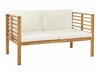 Set mobilier de exterior Berwyn 1847 (Alb + Maro deschis)