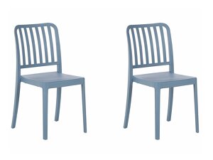 Komplet zunanjih stolov Berwyn 1855 (Modra)