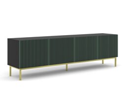 Tv galds Buffalo P101 (Tumši zaļš + Melns Zelta)