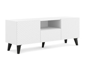 TV-Tisch Buffalo R100 (Weiß + Weiß glänzend)