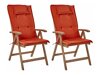 Lauko kėdžių komplektas Berwyn 1905 (Raudona)